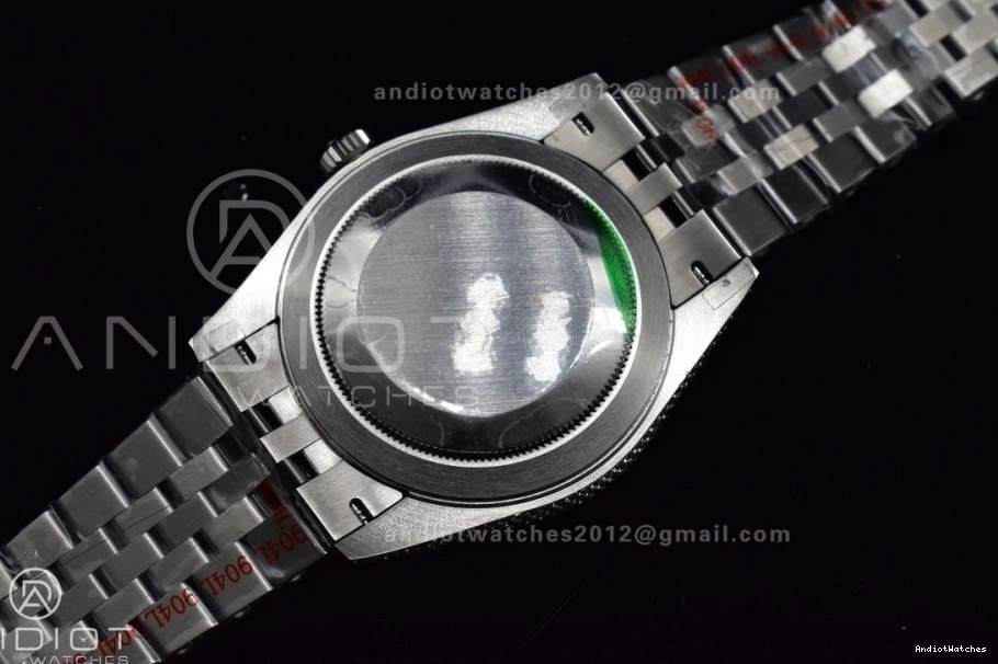 JDF 41mm Best Version White 906 Upgraded Stick Diamond Markers DateJust 0828